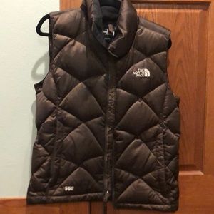 North face women’s brown vest